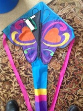 Premier Designs Butterfly Regular Easy Flyer Kite with String and Tail Complete