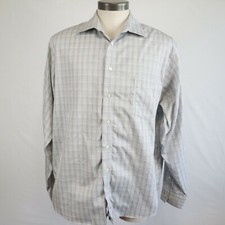 Kenneth Cole Reaction Shirt Mens XL 17-17.5 36/37 Regular Fit Button Long Sleeve