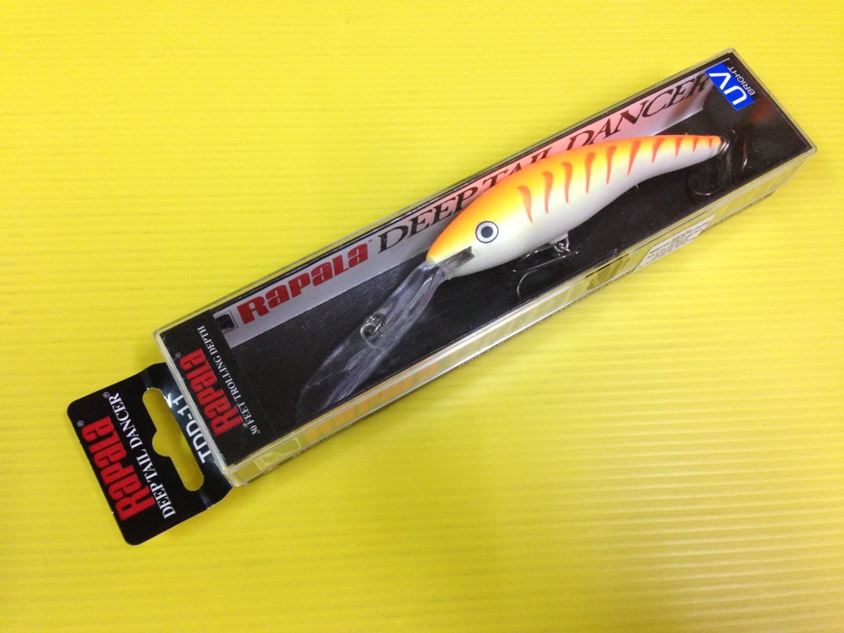 Rapala Deep Tail Dancer TDD-11 OTU, Orange Tiger UV Color Rattling