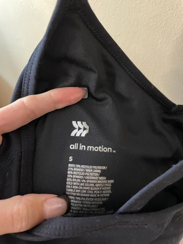 Target All in motion black sports bra with mesh size small - 第 12/12 張圖片