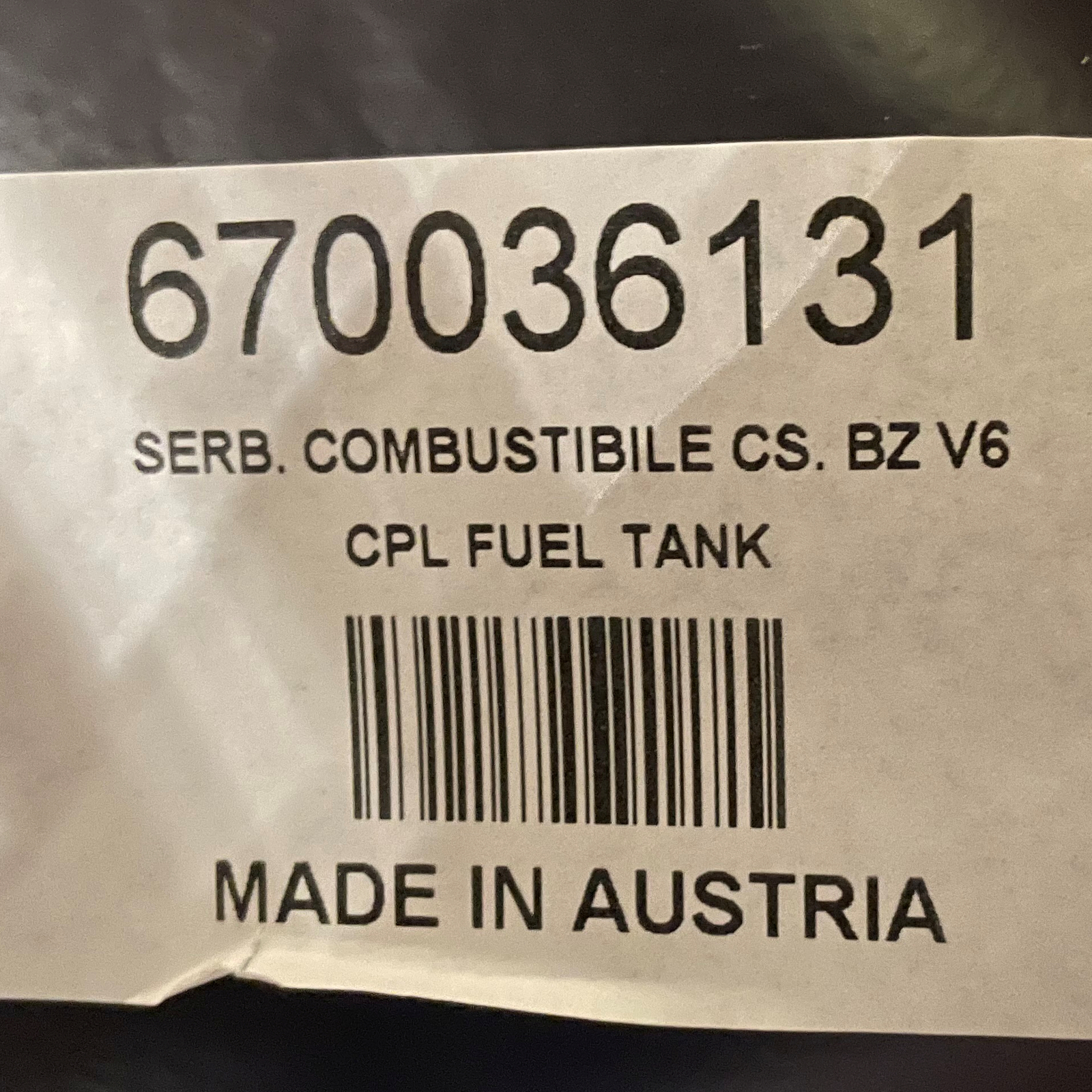GENUINE MASERATI Ghibli Levante Quattroporte Complete Fuel Tank 670036131
