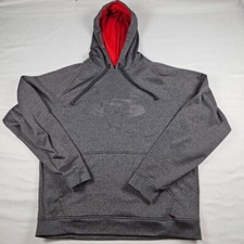 Under Armour Men's Hoodie Big Logo Fleece Pullover Hooded Sweatshirt Excellent 