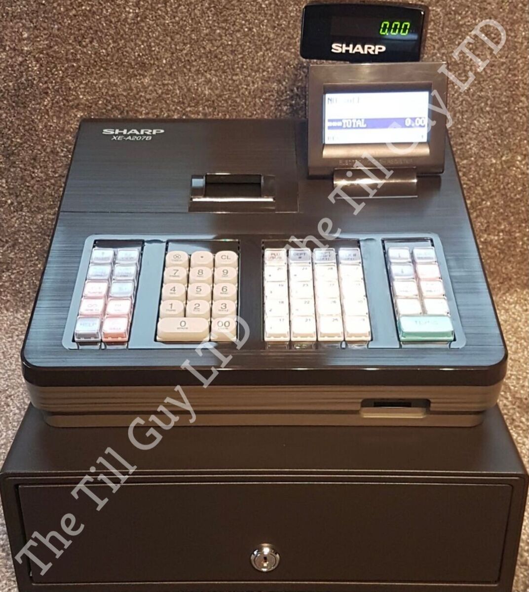 Sharp XE-A207B Electronic Cash Register - Black for sale Sharp XE-A207B Electronic Cash Register - Black for sale