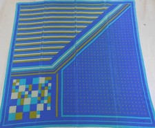 VINTAGE WOMEN'S 100 PURE SILK SILK SILK SOIE SCARF 589 86cm x 86cm