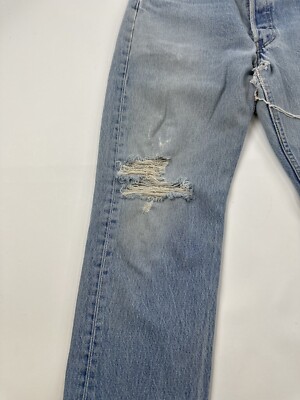 Vintage Levi's 501 Jeans Mens 33x26 Tagged 35x34 No Redline
