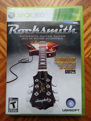 Rocksmith (Microsoft Xbox 360) Case and, tested