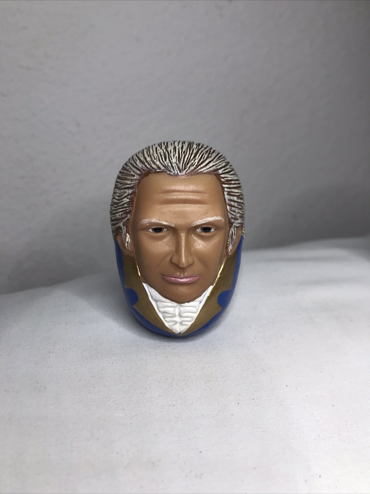 Vintage Mt Vernon Souvenir Head Of George Washington ~ Wooble Egg