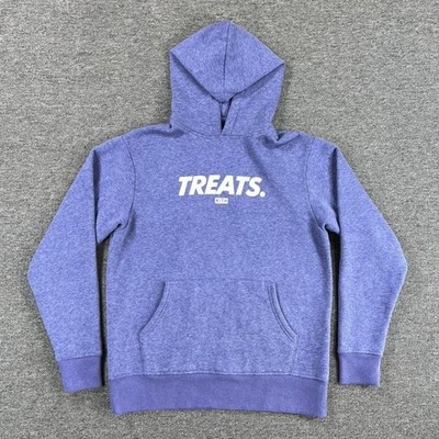 KITH Hoodie Mens Extra Small Blue Treats Graphic Pullover Fleece Logo Streetwear