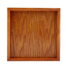 Serving Tray Wooden With Handles For Dinner Tea Bar Coffee Breakfast Food Trays