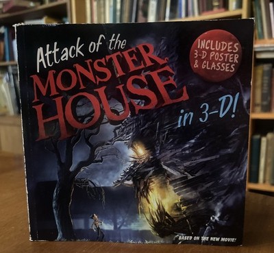 Attack of the Monster House by Lara Bergen w/ Uncut 3D Glasses & Attached Poster