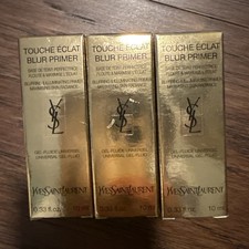 YSL YVES SAINT LAURENT TOUCHE ECLAT BLUR PRIMER 10ml .33oz x 3 MINI BLUR PRIMER