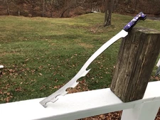 Hand Forged Fantasy Sword With Acrylic Handle