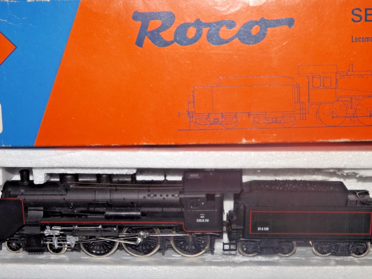 ROCO 71386 - Locomotiva a vapore 230 F 607 della SNCF. Epoca III. DCC
