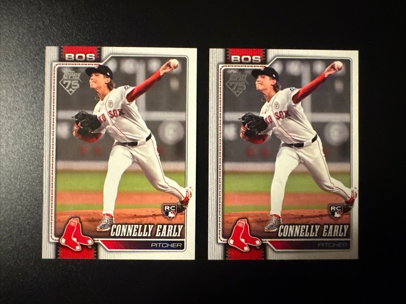 Topps 2026 Series 2 Connelly Early 501 Red Sox Base Rookie x2