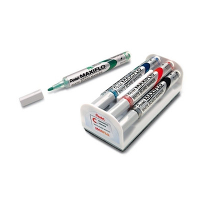 5902894013409 Pentel Komplet 4 markerów Maxiflo MWL5S - cienka końcówka Pentel P