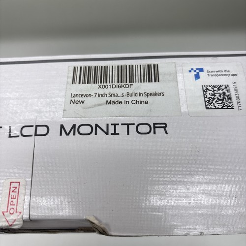 Lancevon Monitor Portatile Piccolo 7 Pollici con Altoparlanti Integrati - Scatola Aperta - Foto 3 di 7