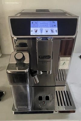 DeLonghi PrimaDonna Elite Experience ECAM 650.75.MS Coffee Machine   Serviced, E