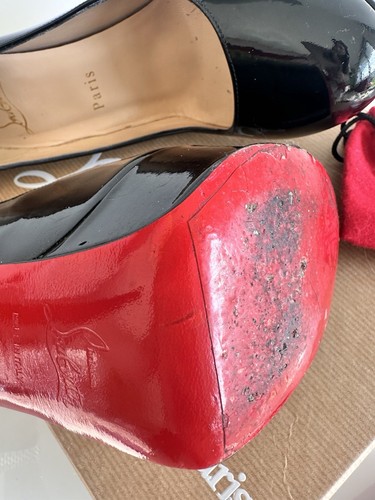 Christian Louboutin Bianca klassische Pumps schwarz Lackleder 36,5 ORIGINAL - Bild 9 von 12