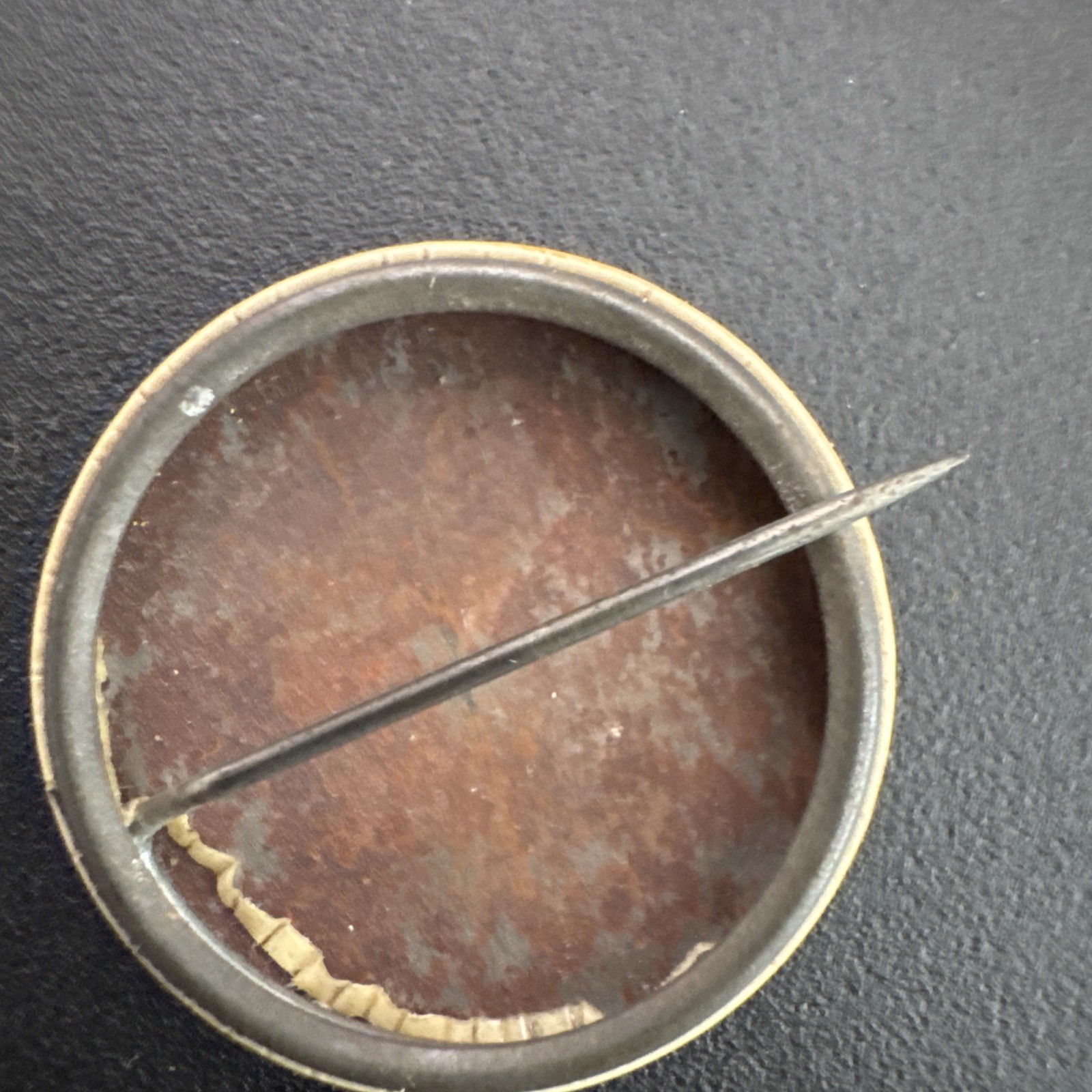 WWII Celluloid Pinback Button Jap Hunting License Uncle Sam