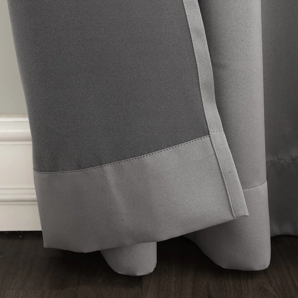 Panel Cortina Puerta Patio Corredera Ojal Energía Eficiente Carretilla, 100 X 84, Gris Foto 3 de 4