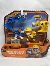 Paw Patrol Rubble Crew Power Tool Pups Set Figures Nickelodeon New