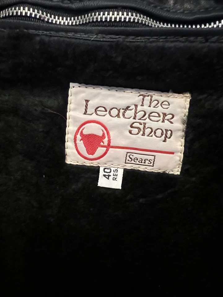 40 Reg Leather Jacket From The Sears Leather Shop - Image 4 of 4