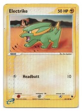 Electrike Reverse Holo - Pokemon TCG Card 2003 EX Ruby & Sapphire 52/109 - on eBay