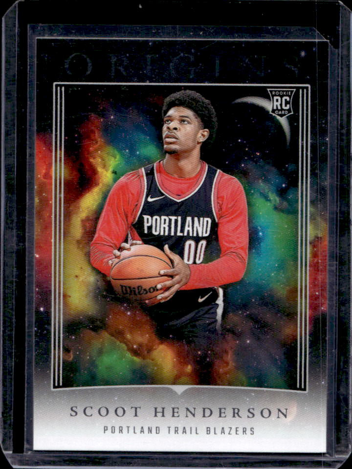2023-24 Panini Origins Scoot Henderson RC #17 Trail Blazers