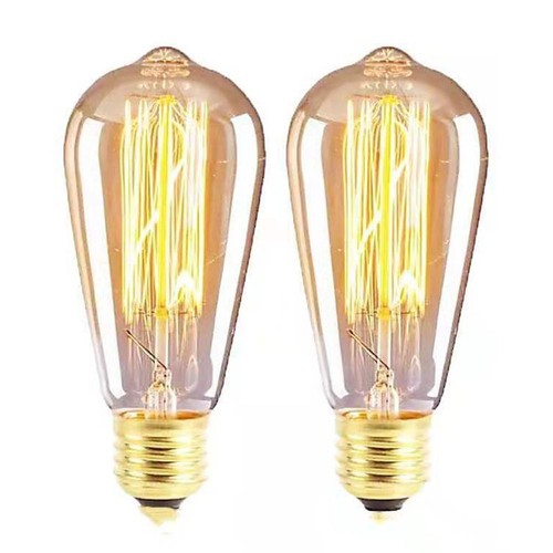 Antique Incandescent Decoration Edison Lamp Glass Vintage Retro Bulb Filament - Picture 9 of 28