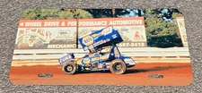BRAD SWEET #49 NAPA LICENSE PLATE WORLD OF OUTLAWS 2019 WILLIAMS GROVE BS01