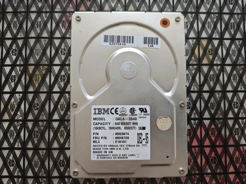 IBM DALA3540 IDE 540MB (DEC-95)
