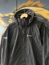 Berghaus Paclite Gore-tex Jacket Mens Waterproof Black Size Large Hiking Hooded