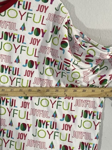 Conjunto de pijama de Navidad para mujer Wondershop talla 4X blanco colorido estampado ropa de dormir - Imagen 8 de 12