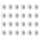 24Pcs Groove Nylon Plastic Guide Bearing 8x9.5x41mm Pulley Roller(Translucent)