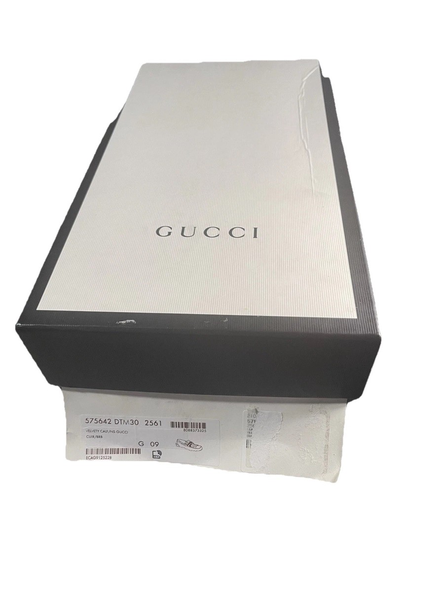 Gucci Brown Leather Fringe Loafer – Men display picture 1