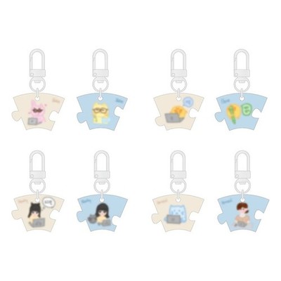 KISS OF LIFE RANDOM PUZZLE KEYRING/2026 ASIA FANMEETING TOUR DEJA VU/OFFICIAL MD