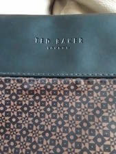 Ted Baker Men's Faux Leather Shoulder Strap with Laptop Section