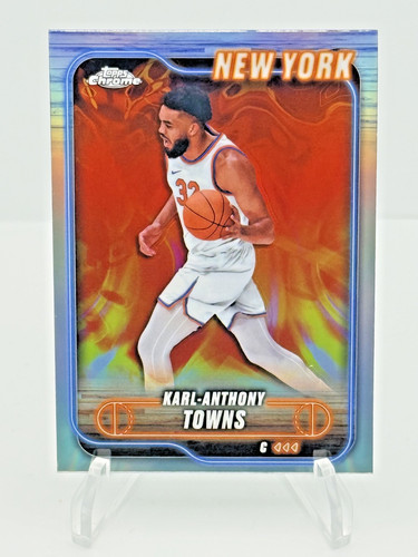 2024-25 Topps Chrome Basketball - Karl-Anthony Towns Refractor #52