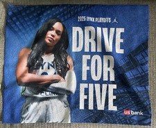 Napheesa Collier Minnesota Lynx 2025 WNBA Playoff Rally Towel NEW QTY