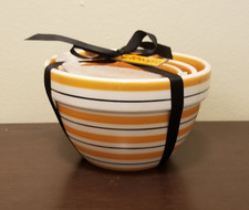 Terramoto Ceramic Halloween Themed Set of 3 Nesting Bowls