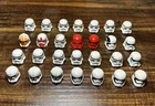 Lego Star Wars Minifigures Storm Trooper Helmet Lot Great Condition Lot #7