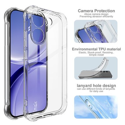 IMAK For XiaoMi Poco X8 Pro, Shockproof 4 Airbags Clear Soft Rubber Case Cover