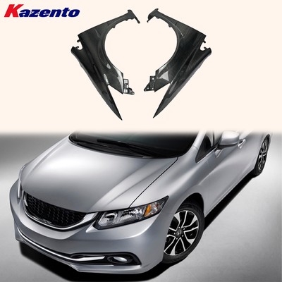 Vented Front Fender+20mm For Honda Civic 9th 2011-14 Sedan FB2 FB4 FB6 JS Carbon