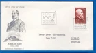 STAMPS FINLAND- Birth Centenary of Aho (writer), FDC ,1961-#