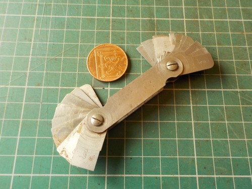 Vintage Imperial Radius Gauge Tool