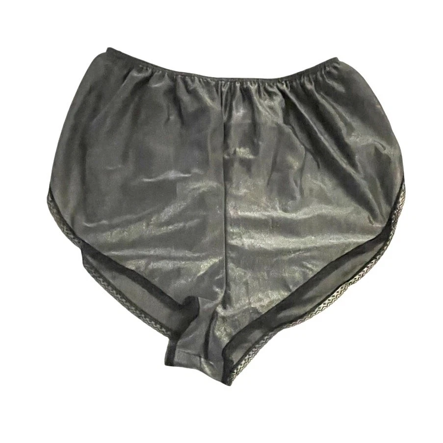  Lily of France - Conjunto de lencería para mujer - Talla M - Gris metálico transparente + encaje - Nuevo con etiquetas Foto 4 de 4