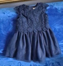 Primark Navy Blue dress 18-36 M dress Excellent Pre-owned Condition