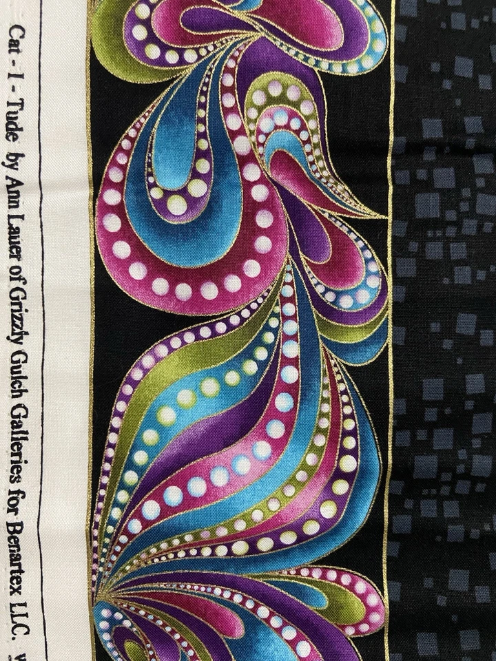 Cat-I-Tude Panel By Ann Lauer For Benartex 6 Cat Blocks - Image 2 of 2