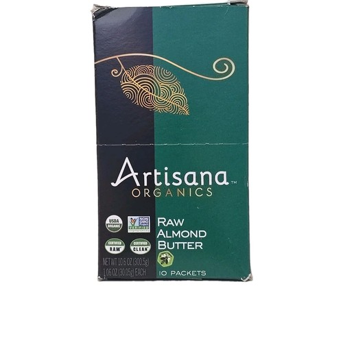 Artisana Organics rohes Mandelmus 10 Päckchen - Bild 1 von 1