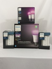 Philips Hue Smart Light Starter Kit w/ Bridge, 7 Bulbs and 2 Smart Switches